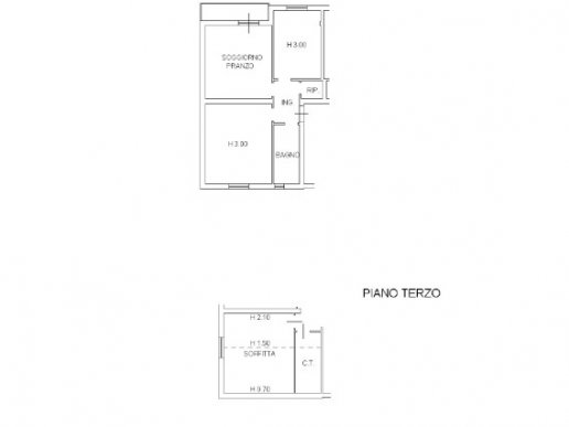 appartamento con terrazza e soffitta - 1