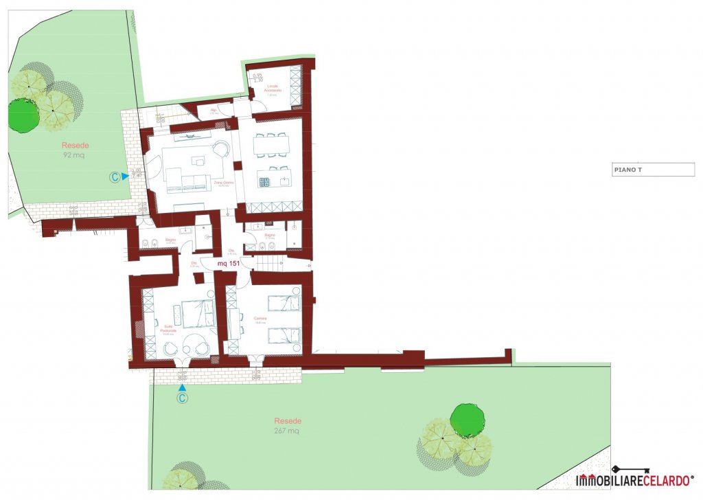 Appartamenti  quadrilocale in vendita  151 m², Poggibonsi, località poggibonsi