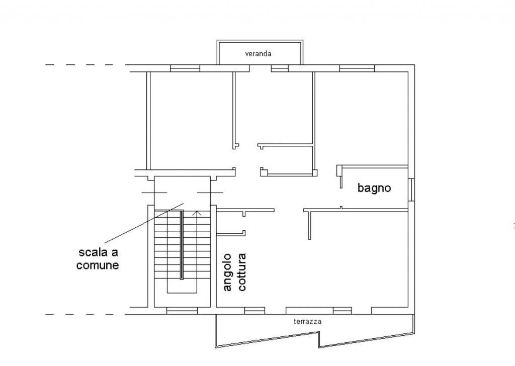 Vendita Appartamenti  Colle di Val d'Elsa - Appartamento con tre camere Località semicentrale